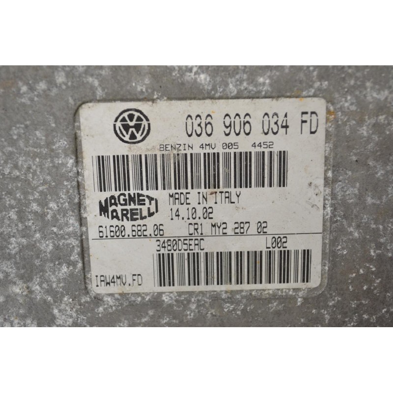 Εγκέφαλος Skoda Fabia 1999-2008 MAGNETI M. 036906034FD 3480D5EAC 4MV0054452 610068206 CR1MY228702