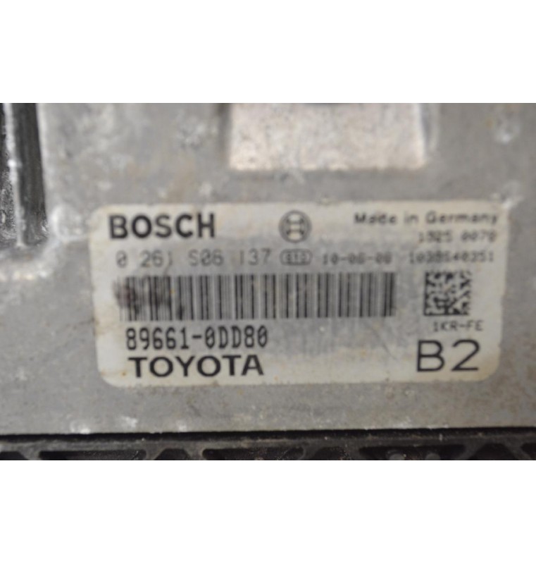Εγκέφαλος Toyota Yaris 2006-2012 BOSCH 89661-0DD80 0261S06137 1039S40351
