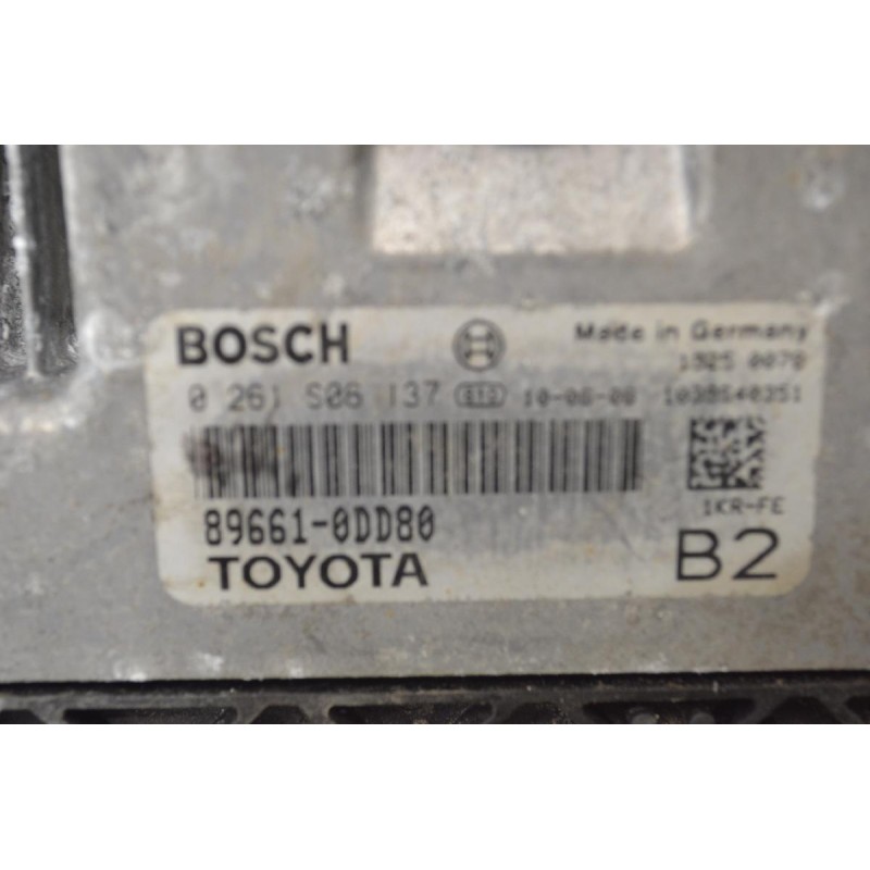 Εγκέφαλος Toyota Yaris 2006-2012 BOSCH 89661-0DD80 0261S06137 1039S40351