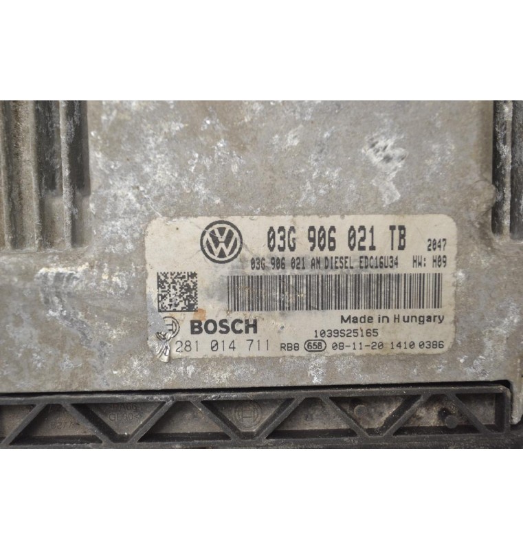 Εγκέφαλος Skoda Octavia 1.9 TDI 2000-2010 03G906021TB 03G906021AN 0281014711 1039S25165
