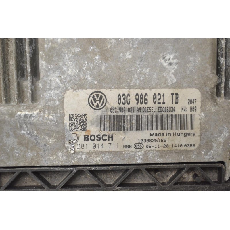 Εγκέφαλος Skoda Octavia 1.9 TDI 2000-2010 03G906021TB 03G906021AN 0281014711 1039S25165