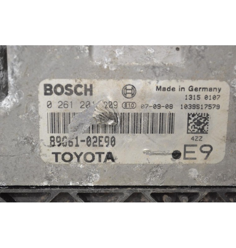 Εγκέφαλος Toyota Corolla - Auris 1.4D D4D 2005-2010 89661-02E90 0261201209 1039S19390