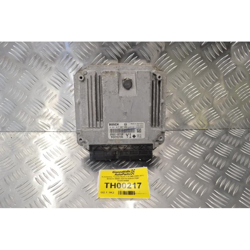 Εγκέφαλος Toyota Auris 1.4 D4D 2008-2013 BOSCH 89661-02Y10 0281017097 1039S39969