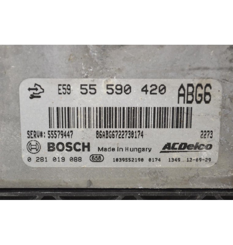 Εγκέφαλος Opel Insignia / Astra 2008-2018 55590420 55579447 0281019088 1039S52190