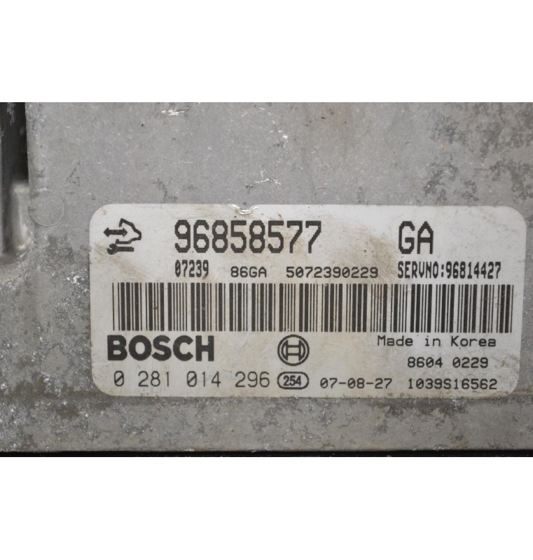 Εγκέφαλος Κινητήρα Opel Antara Chevrolet Captiva 2007-2012 96858577 0281014296 (BOSCH)