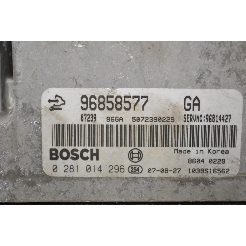 Εγκέφαλος Κινητήρα Opel Antara Chevrolet Captiva 2007-2012 96858577 0281014296 (BOSCH)