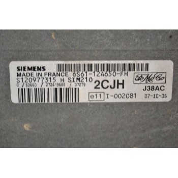 Εγκέφαλος Ford Fiesta 2002-2008 6S6112A650FH 2CJH S120977315H