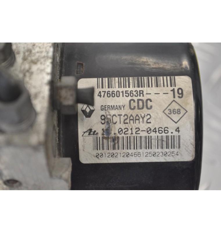 Μονάδα ABS Renault Megane 2008-2016 ATE 95CT2AAY2 476601563R 10.0212-0466.4 28.5610-5640.3 28561056403