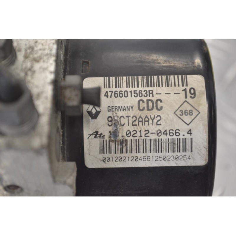 Μονάδα ABS Renault Megane 2008-2016 ATE 95CT2AAY2 476601563R 10.0212-0466.4 28.5610-5640.3 28561056403