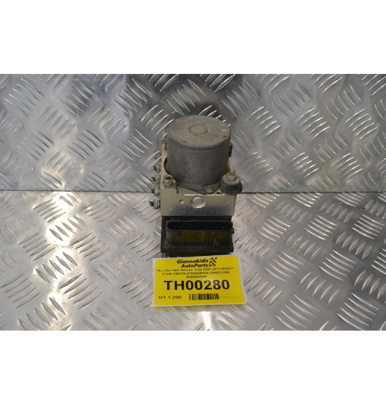 Μονάδα ABS Nissan Tiida 2007-2011 BOSCH 47660 EM10A 47660EM10A 0265231845 0265800580