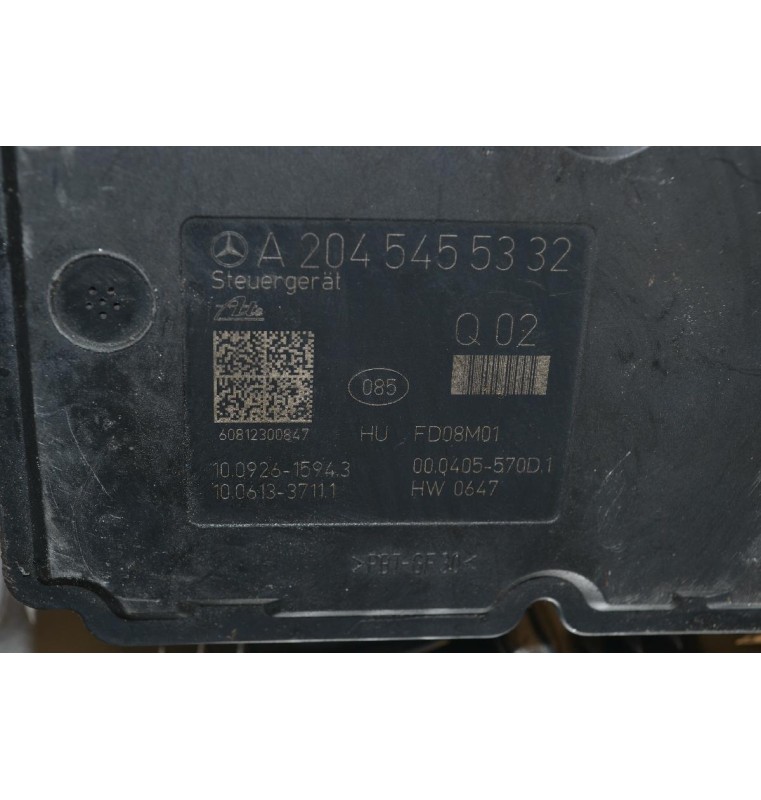 Μονάδα ABS Mercedes-Benz C 200 2007-2015 A2045455332 10.0926-1594.3 10092615943 100613-3711.1 10061337111 ATE