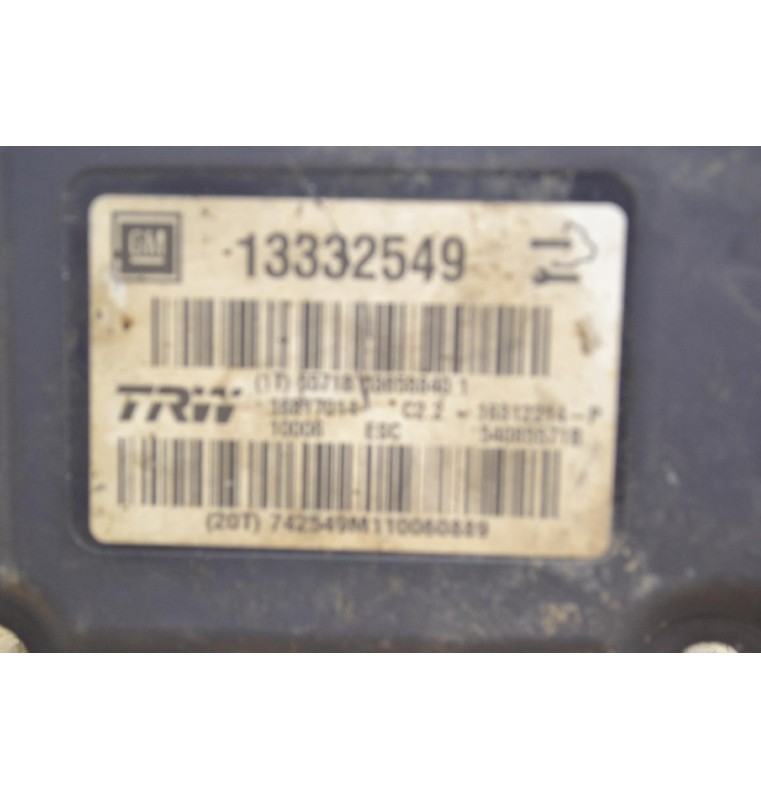 Μονάδα ABS Opel Insignia 2008-2014 TRW 13332549 54085571B 16817014 16312214-P 60343118