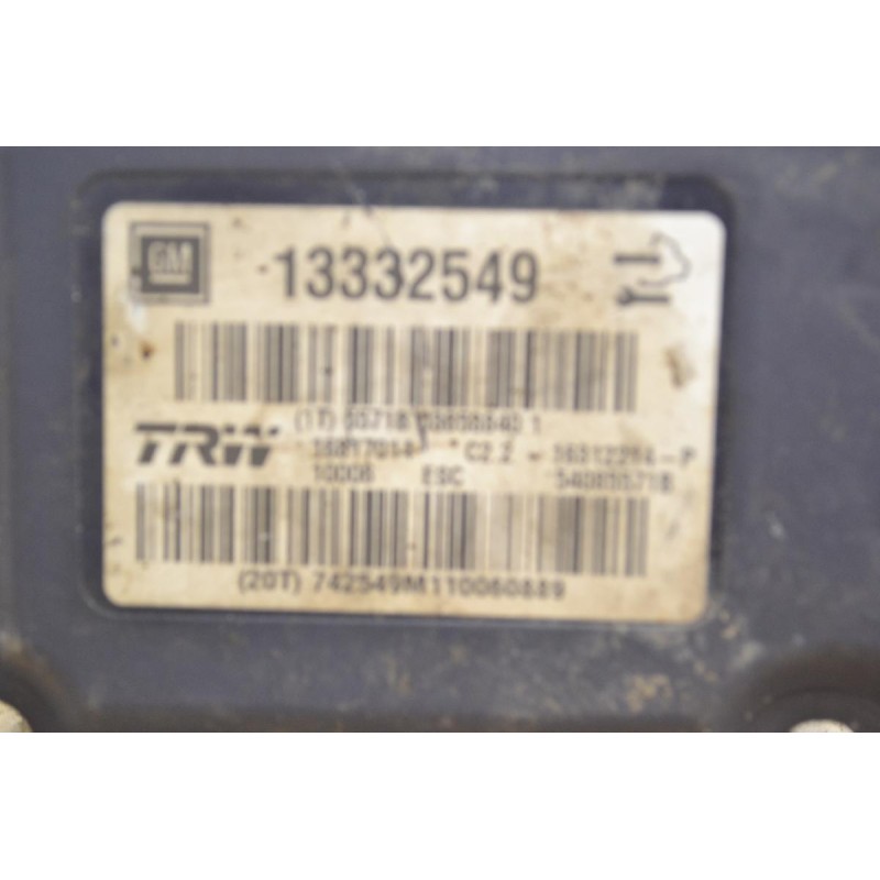 Μονάδα ABS Opel Insignia 2008-2014 TRW 13332549 54085571B 16817014 16312214-P 60343118