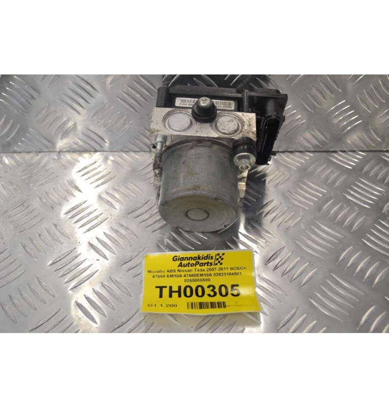 Μονάδα ABS Nissan Tiida 2007-2011 BOSCH 47660 EM10A 47660EM10A 02623184501 0265800580
