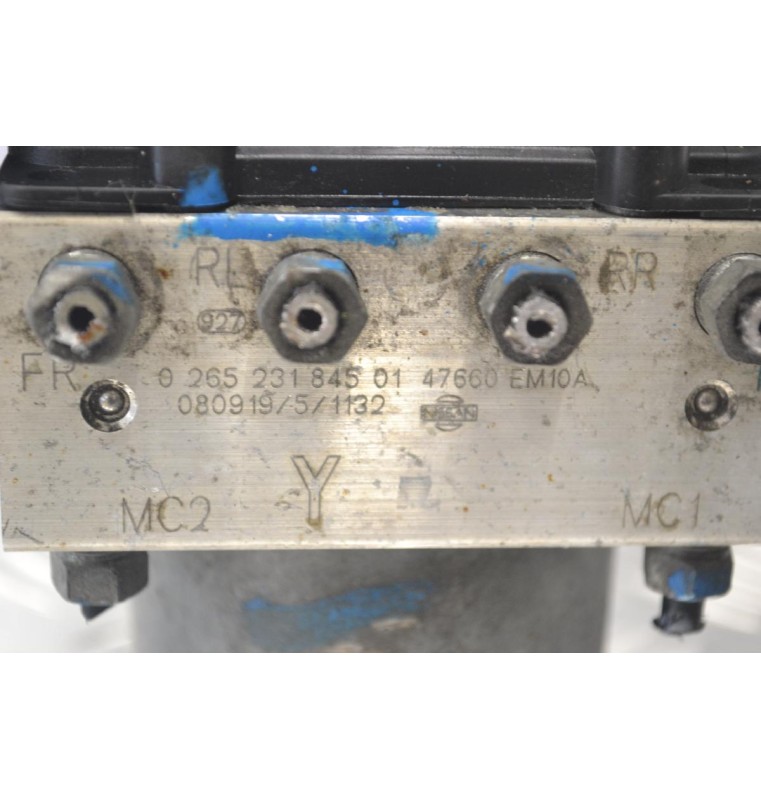 Μονάδα ABS Nissan Tiida 2007-2011 BOSCH 47660 EM10A 47660EM10A 02623184501 0265800580