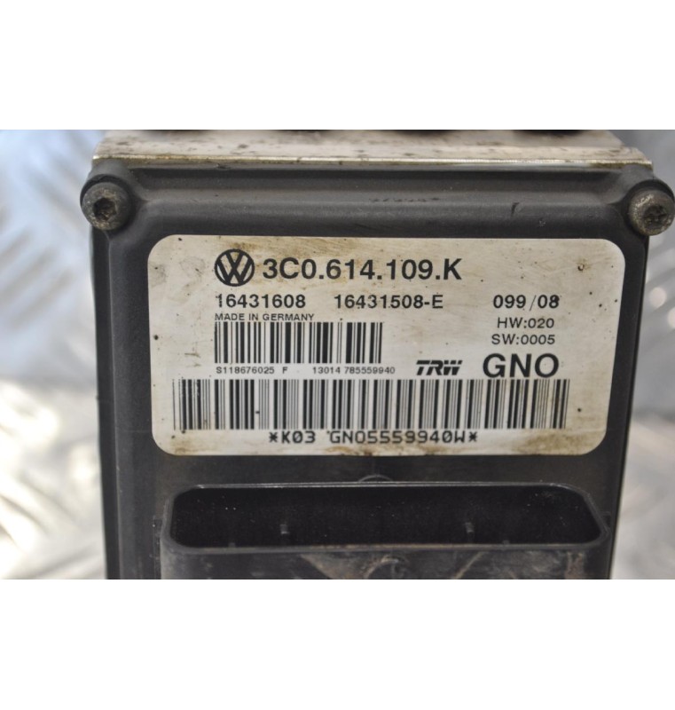 Μονάδα ABS Volkswagen Passat 2005-2011 TRW 3C0.614.109.K 3C0614109K 16431608 16431508-E GNO