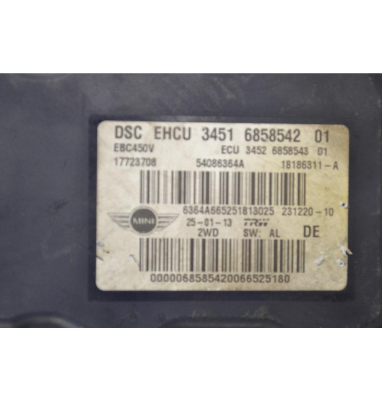 Μονάδα ABS Mini Cooper 2011-2013 TRW 3451685854201 3452685854301 17723708 54086364A 18186311-A