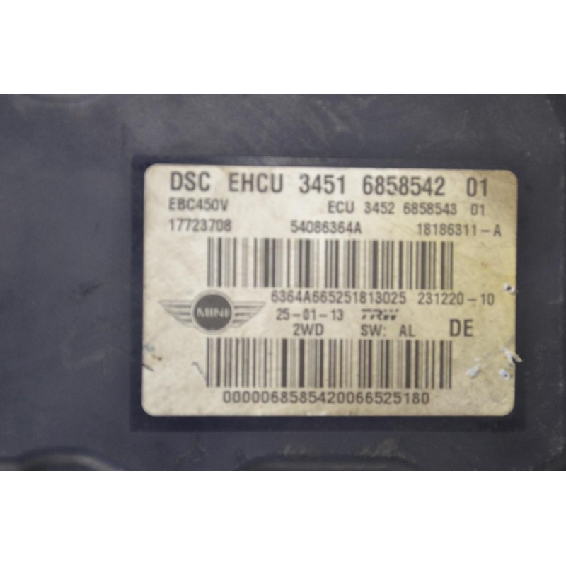 Μονάδα ABS Mini Cooper 2011-2013 TRW 3451685854201 3452685854301 17723708 54086364A 18186311-A