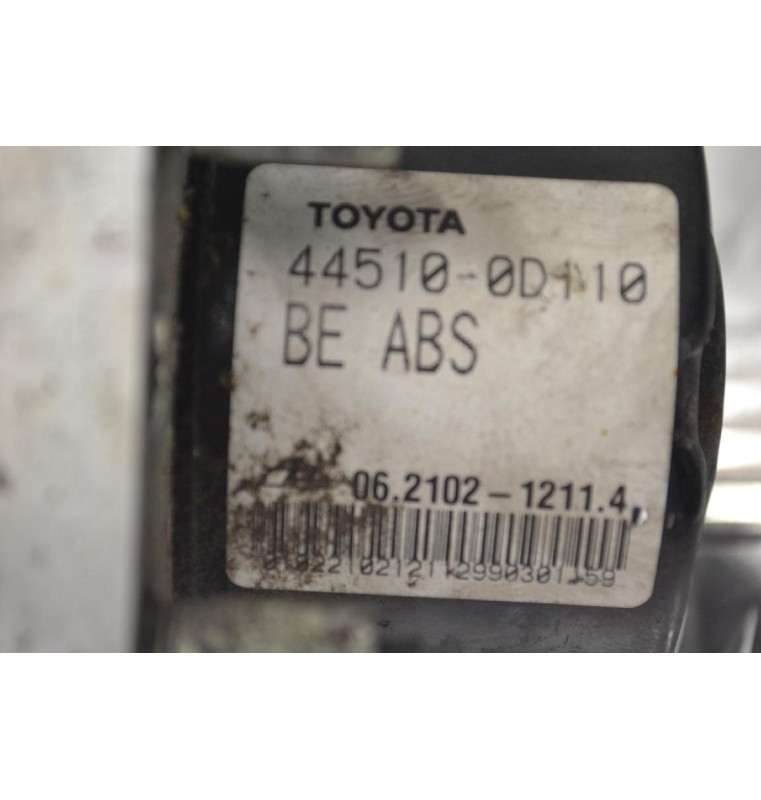 Μονάδα ABS Toyota Yaris 2005-2014 ATE 44510-0D110 445100D110 89541-0D060 895410D060 06.2102-1211.4 06.2109-5622.3 28.5700-8703.3