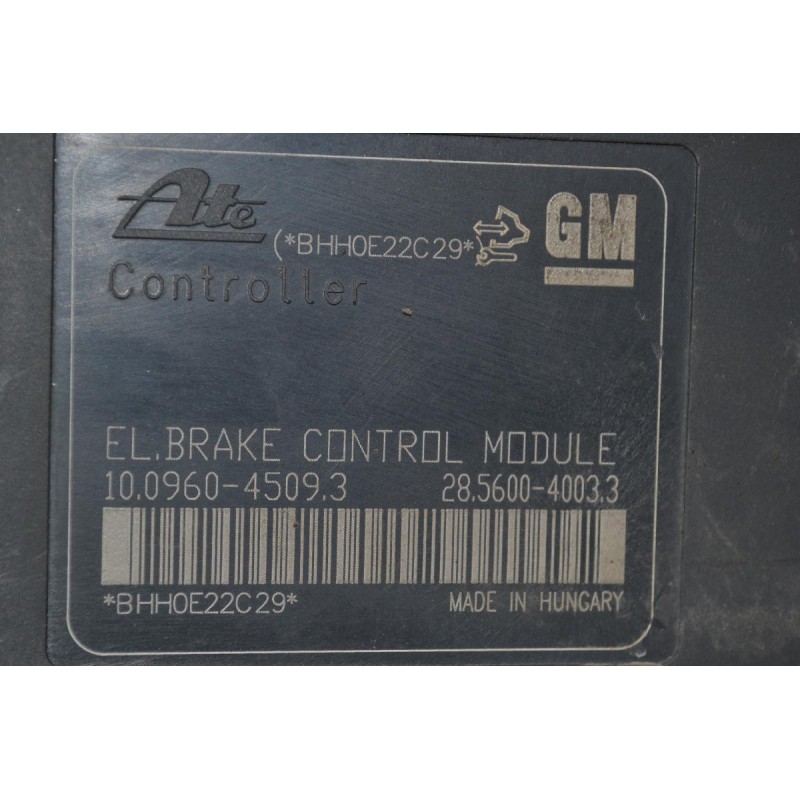 Μονάδα ABS Opel Astra J - Zafira 2010-2016 13332612 10.0206-0408.4 10.0960-4509.3 ATE (Γνήσια) (Chevrolet Cruze)
