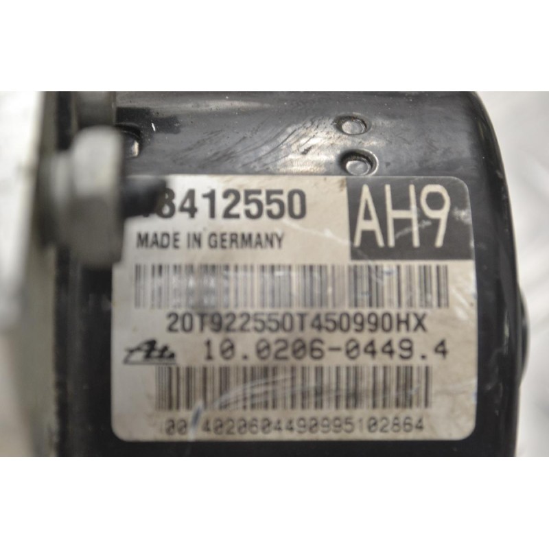 Μονάδα ABS Opel Astra J - Zafira 2010-2016 13412550 10.0206-0449.4 10.0906-4584.3 ATE (Γνήσια) (Chevrolet Cruze)