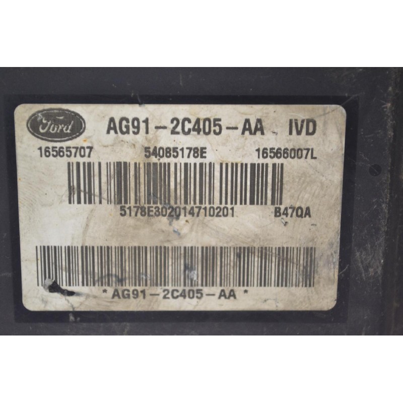 Μονάδα ABS Ford Mondeo 2007-2015 AG912C405AA AG91-2C405-AA 16565707 54085178E 16566007L
