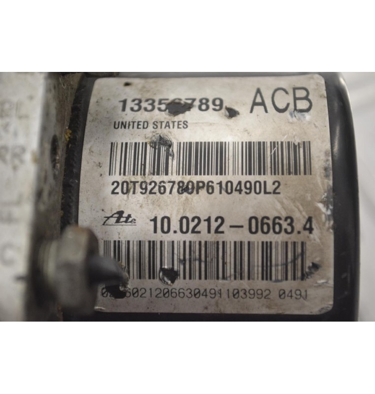 Μονάδα ABS Opel Astra 2010-2017 ATE 13356789 10021206634 10.0212-0663.4