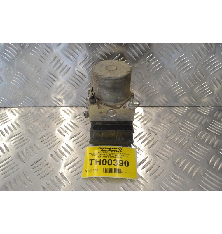Μονάδα ABS Nissan Qashqai 2007-2013 BOSCH 090212/2/1571 08021221571 0265231899 0265800609