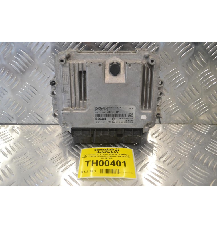 Εγκέφαλος Ford Focus 2008-2011 BOSCH 8M51-12A650-LE 8M5112A650LE 0281011701 1039S27542