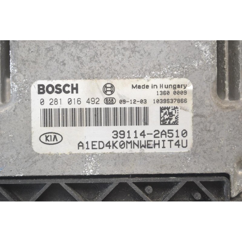 Εγκέφαλος Kia Ceed Hatchback 2006-2012 BOSCH 39114-2A510 391142A510 0281016492 1039S37866