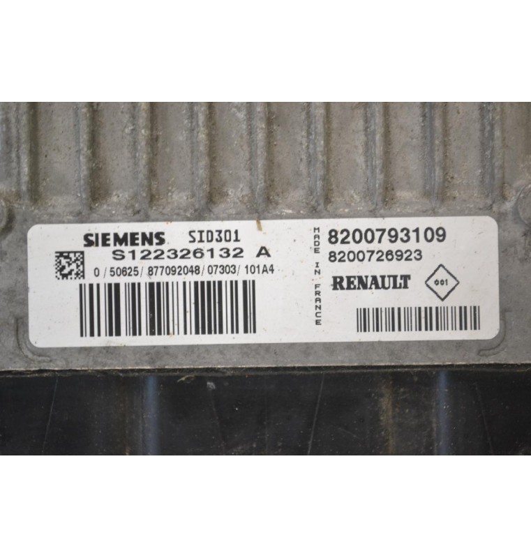 Εγκέφαλος Renault Laguna K9K 1.5 DCi 2007-2015 SIEMENS 8200793109 8200726923 S122326132 SID301