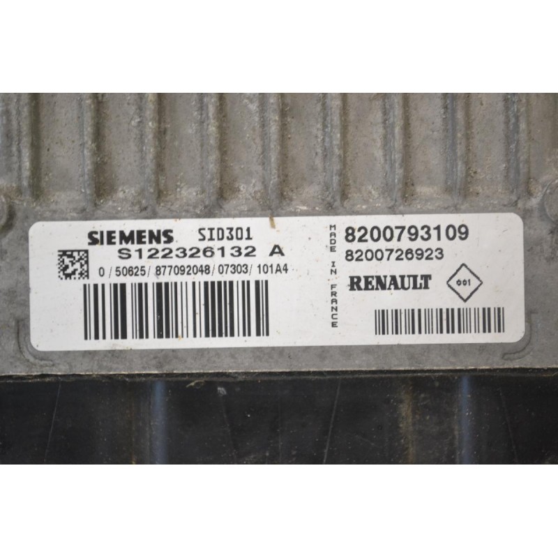 Εγκέφαλος Renault Laguna K9K 1.5 DCi 2007-2015 SIEMENS 8200793109 8200726923 S122326132 SID301