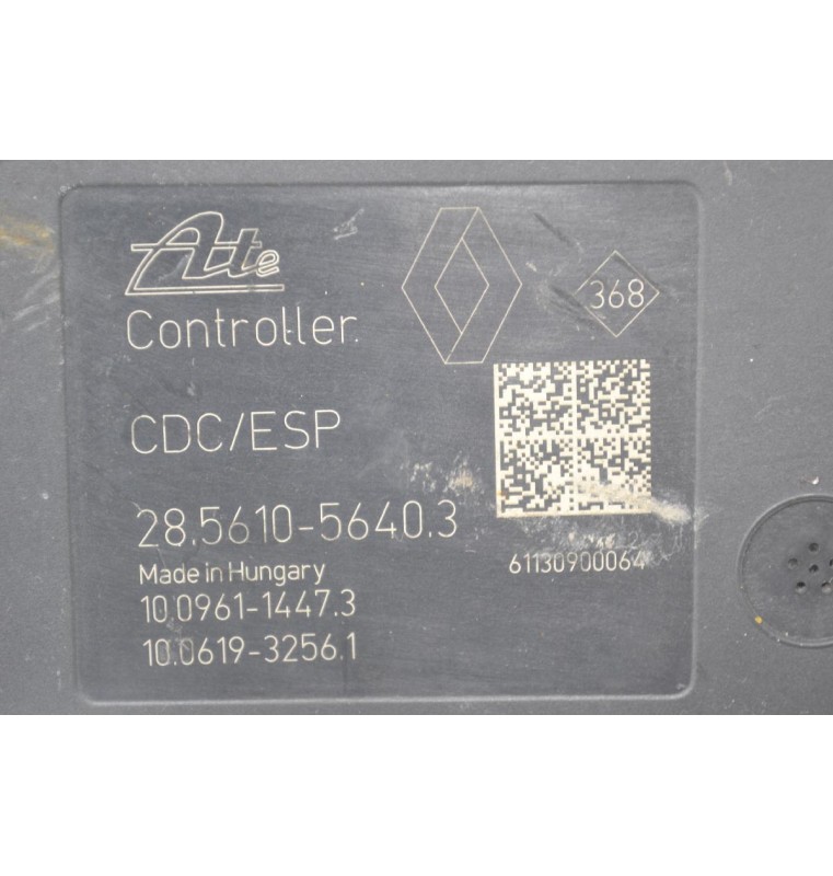 Μονάδα ABS Renault Megane 2008-2016 ATE 95CT2AAY2 476601563R 10.0212-0466.4 28.5610-5640.3 28561056403