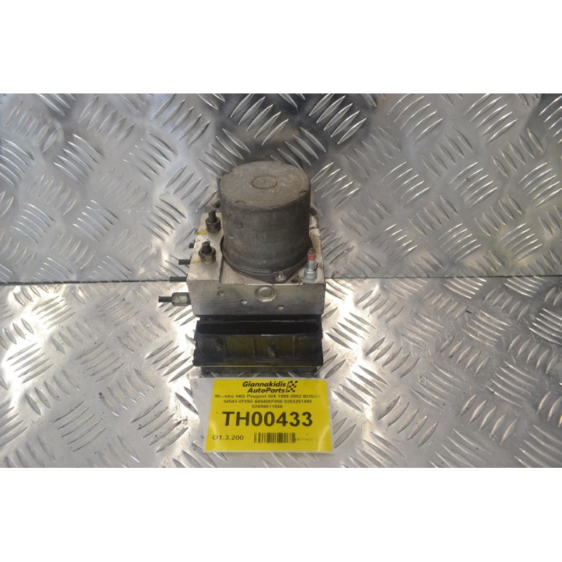 Μονάδα ABS Peugeot 306 1998-2002 BOSCH 44540-0F050 445400F050 0265251488 02659511566