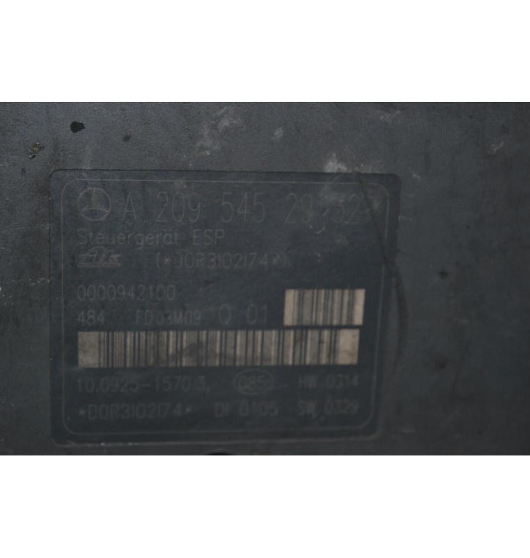 Μονάδα ABS Mercedes-Benz C 200 2000-2007 ATE A2095452932 A0054310712