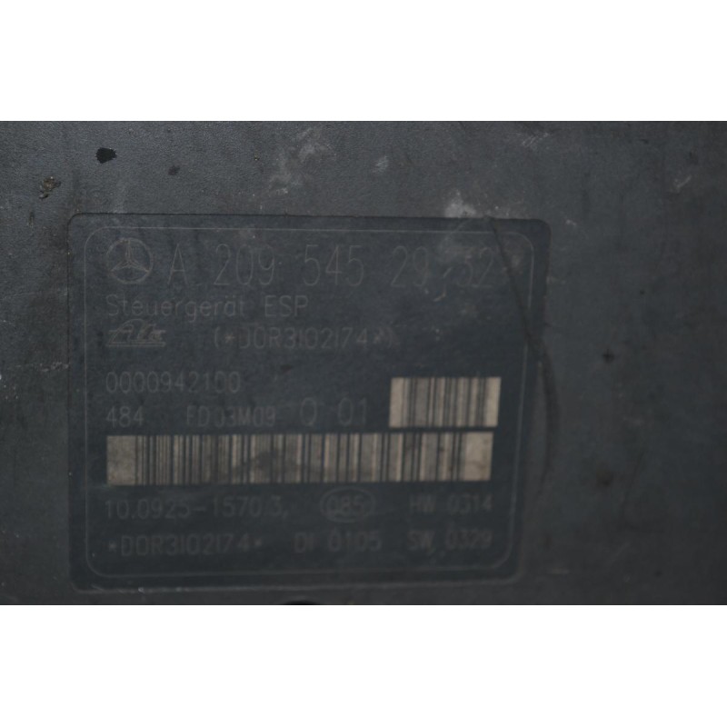 Μονάδα ABS Mercedes-Benz C 200 2000-2007 ATE A2095452932 A0054310712