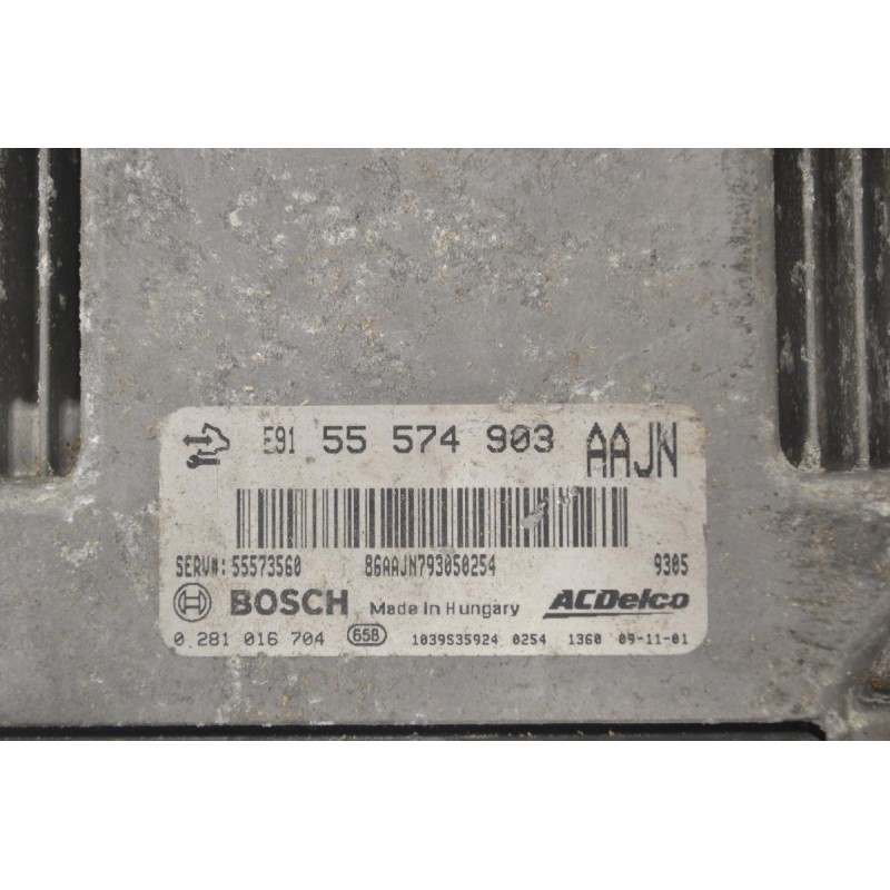 Εγκέφαλος Opel Insignia 2.0 CDTI 2008-2016 55574903 1039S35924 0281016704 55573560