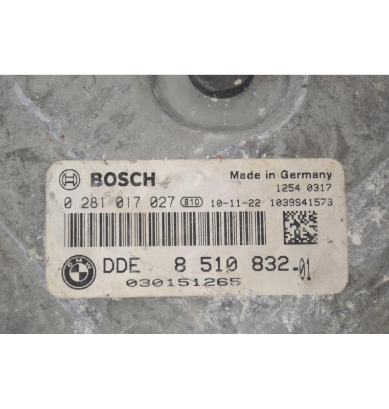 Εγκέφαλος Bmw Z4 2002-2005 0281017027 8510832-01 1039S41573