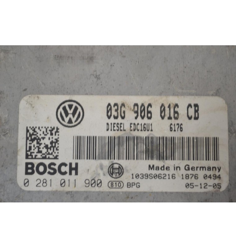 Εγκέφαλος Volkswagen Golf 2003-2008 0281011900 03G906016CB 1039S06216