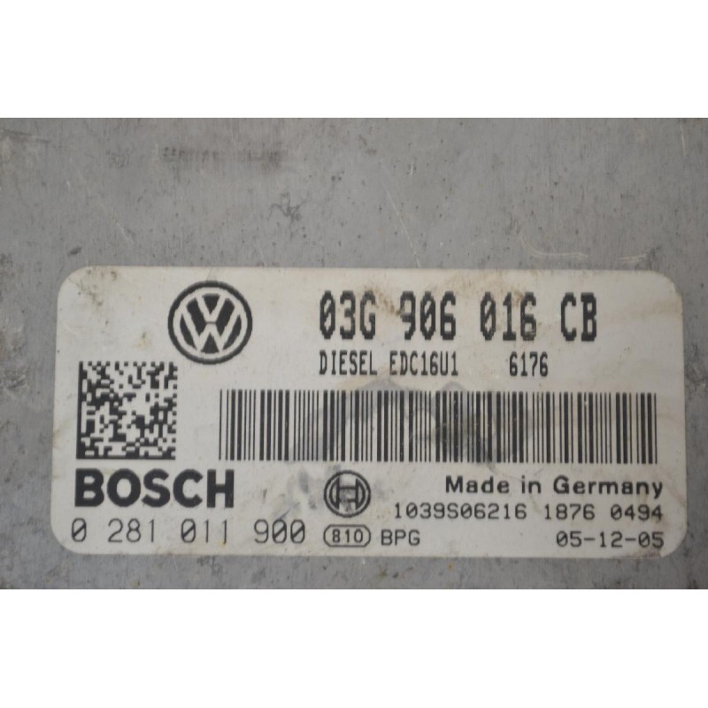 Εγκέφαλος Volkswagen Golf 2003-2008 0281011900 03G906016CB 1039S06216
