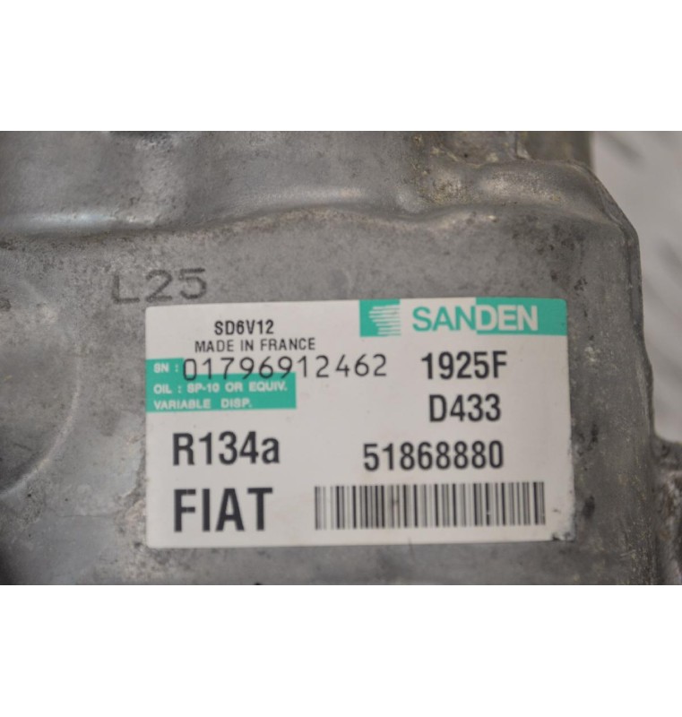 Κομπρεσέρ Aircondition - A/C Fiat Doblo 2010-2023 SANDEN 51868880 1925F R134a D433