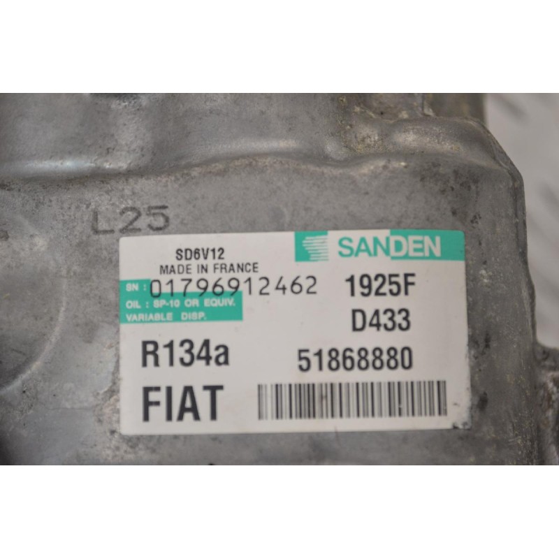 Κομπρεσέρ Aircondition - A/C Κλιματισμός Fiat Doblo 2010-2023 SANDEN 51868880 1925F R134a D433