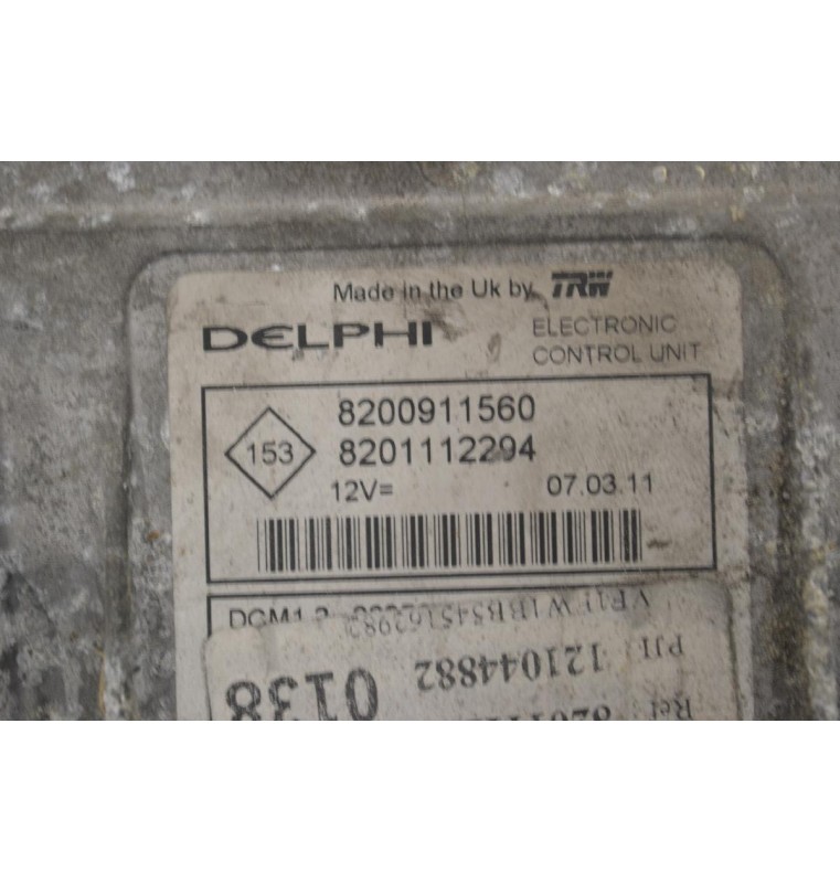Εγκέφαλος Renault Clio - Megane - Kangoo - Scenic 1.5 2010-2022 8200911560 8201112294 (Modus)