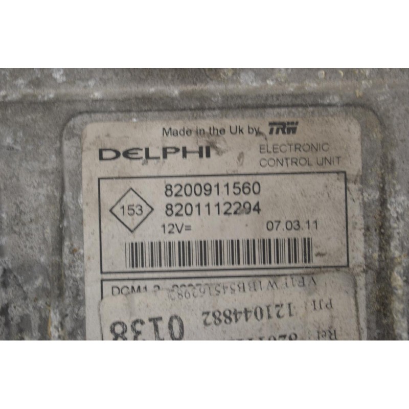 Εγκέφαλος Renault Clio - Megane - Kangoo - Scenic 1.5 2010-2022 8200911560 8201112294 (Modus)