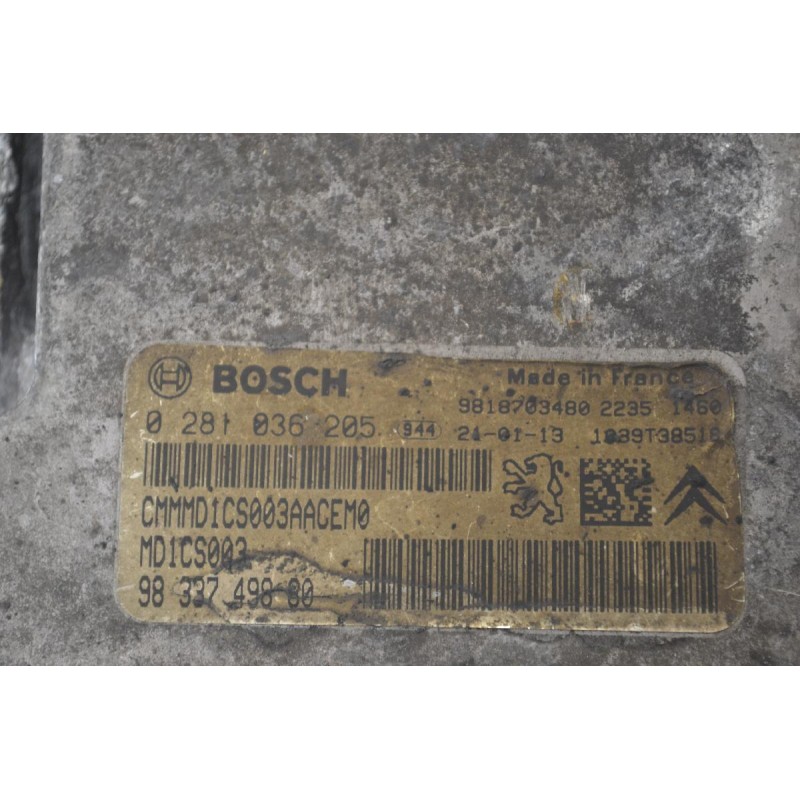 Εγκέφαλος Peugeot 208 2019-2024 0281036205 9818703480 9833749880