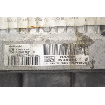 Εγκέφαλος Citroen C4 1.6 HDI 2008-2020 9676760880 S180123001 SID807EVO (Peugeot 508)