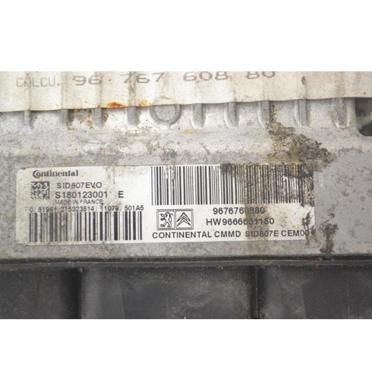 Εγκέφαλος Citroen C4 1.6 HDI 2008-2020 9676760880 S180123001 SID807EVO (Peugeot 508)