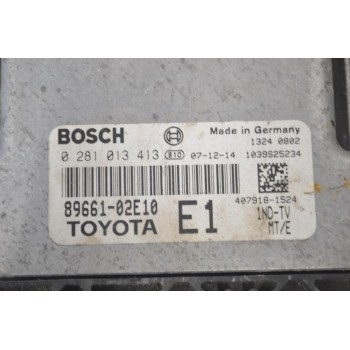 Εγκέφαλος Toyota Corolla - Auris 1.4D D4D 2005-2010 89661-02E10 0281013413 1039S25234