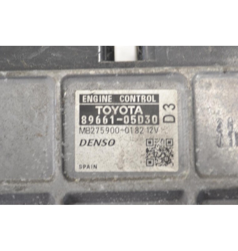 Εγκέφαλος Toyota Avensis 2.0 D4D 2008-2013 89661-05D30 MB275900-0182