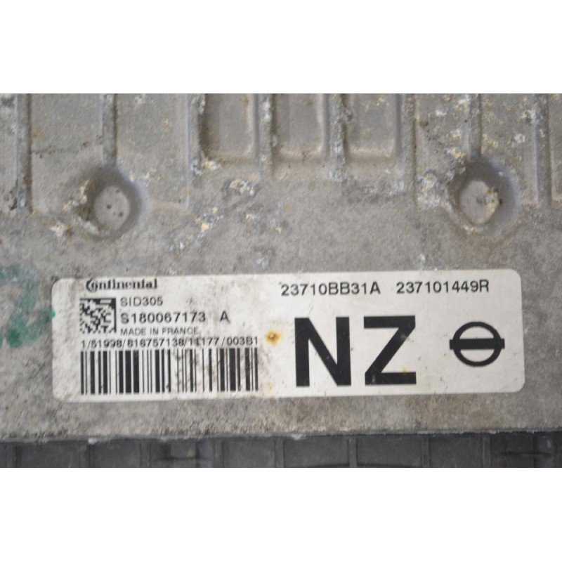 Εγκέφαλος Nissan Qashqai 1.5 2006-2013 23710BB31A S180067173 237101449R (Renault Megane / Scenic)
